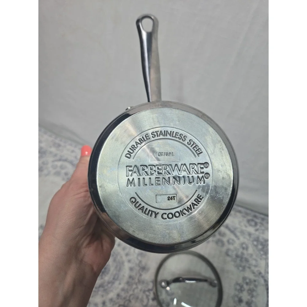 Farberware Millennium Stainless Steel Nonstick 1 Qt. Saucepans‎ w/Lid Cookware